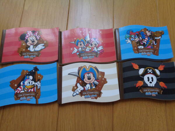 ディズニー☆レトロ☆クールザヒート☆パイレーツ☆サマー☆メモ☆6冊セット☆東京ディズニーリゾート☆disney☆ミッキーミニードナルド