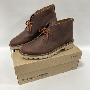Clarks/ Clarks / прекрасный товар /Overdale Mid/ over Dale mid /Dark Tan Leather/ темный tan leather / ботинки чукка / подушка стелька