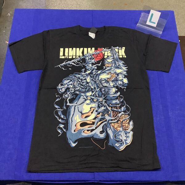 SR13B1 リンキンパーク バンドTシャツ Lサイズ 10 LINKIN PARK 半袖 Tシャツ 黒