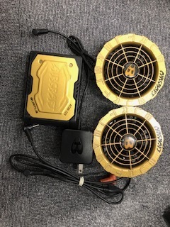 バートルエアクラフト 22Vバッテリーファンセット