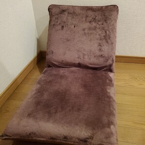 座椅子 小型ソファー 座いす ブラウン