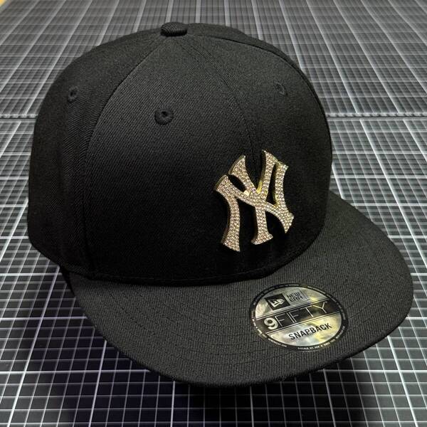 ニューエラ『ヤンキース』NEW ERA キャップ ラインストーン ブリンブリン newera 9FIFTY キャップ