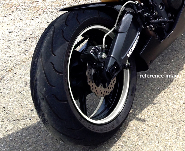 【太】リムテープ ホイール ステッカー ホワイト 白 ZX-14R ZX-10R ZX-6R ZZR1400 隼 GSX-R1000 R600 YZF-R1 R6 R25 MT-09 MT-07 CBR250RR