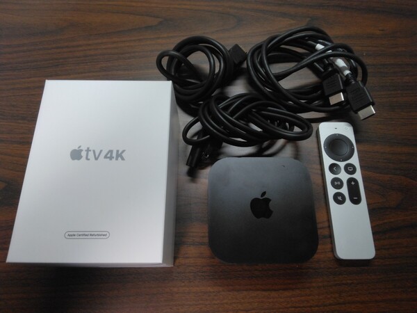 【ほぼ使用せず】Apple TV 4K (第3世代) 64GB A2737 FN873J/A Wi-Fi 最新モデル