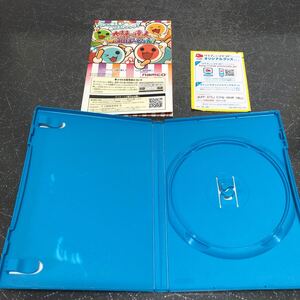 【ケースと操作説明シートのみ-匿名送料無料】太鼓の達人 wiiU ばーじょん【K-1023】