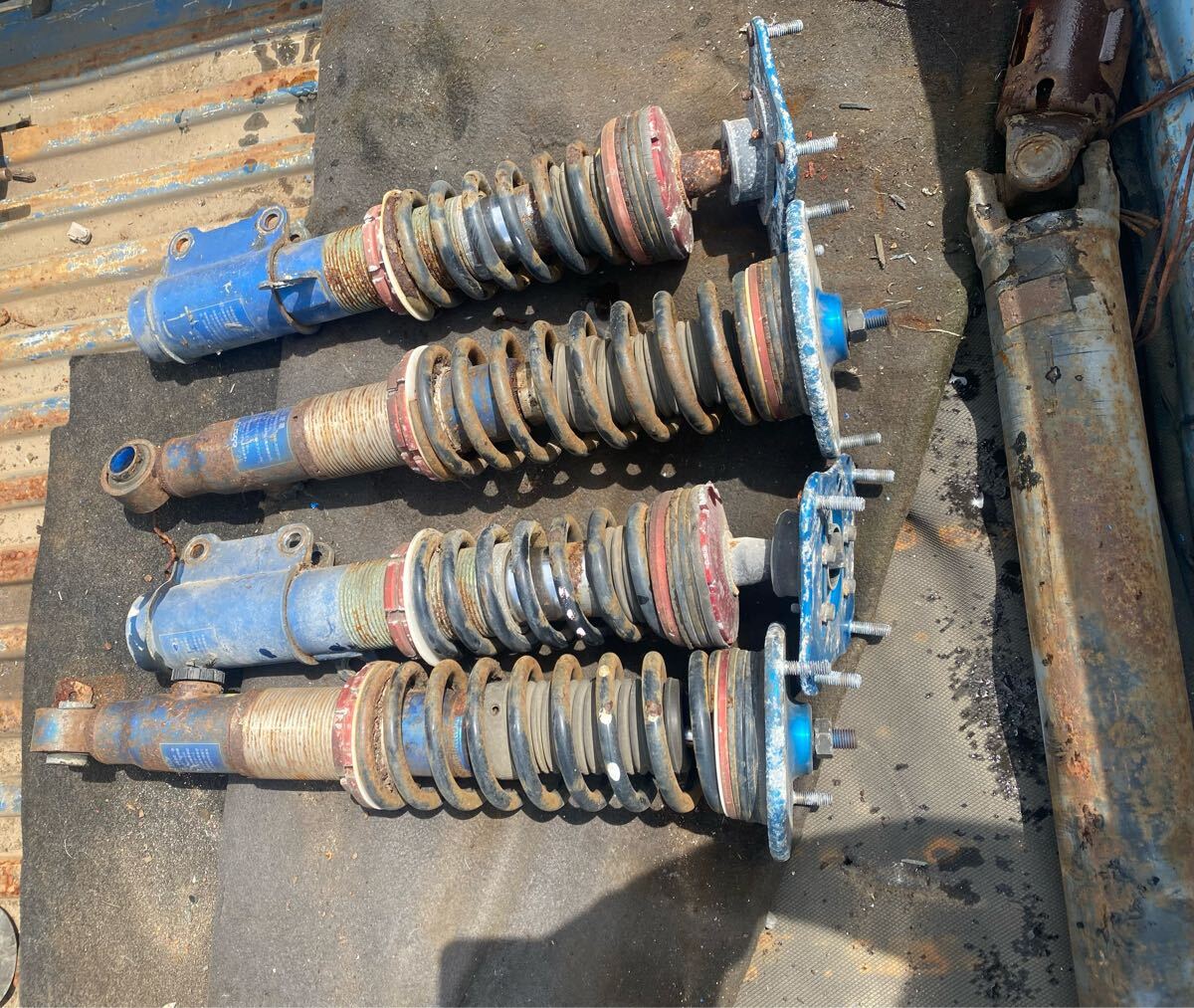 RX-7 FC3S 車高調　ジール　ジャンク RX-7 FC3S 車高調 ジール ジャンク - メルカリ