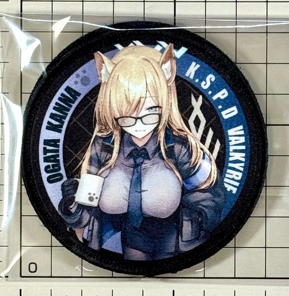 国内未発売 正規品 カンナ ベルクロパッチ Round ■ ブルーアーカイブ ブルアカ ワッペン ミリタリー