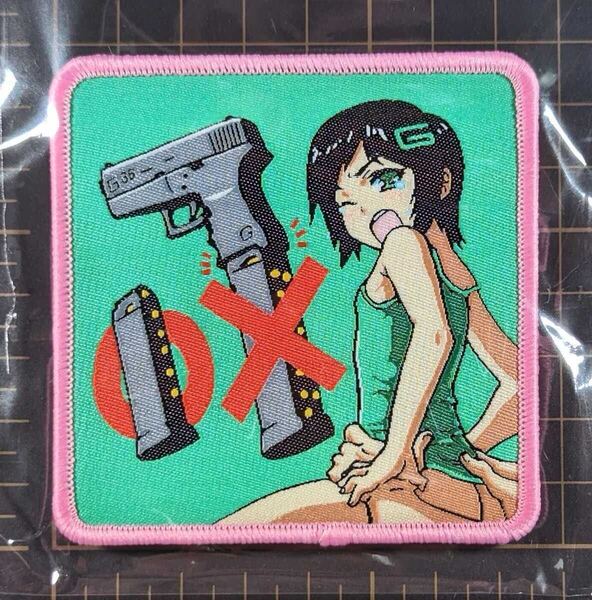 残1点 国内未発売 サークル正規品 G36ちゃん シングルカラムxダブルカラム 刺繍ベルクロワッペン ■ パッチ wgw グロック glock