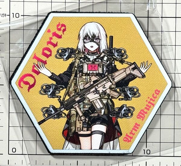 国内未発売 正規品 三角初華 レザー調ベルクロパッチ ■ バンドリ Ave Mujica BanG Dream MyGO ワッペン ミリタリー