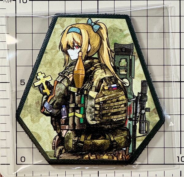 国内未発売 正規品 SV-98 レザーベルクロパッチ ■ ドールズフロントライン ドルフロ ワッペン サバゲー