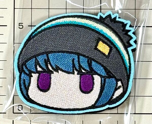 国内未発売 正規品 志摩リン 刺繍ベルクロパッチ ■ ゆるキャン ワッペン サバゲー 痛ワッペン