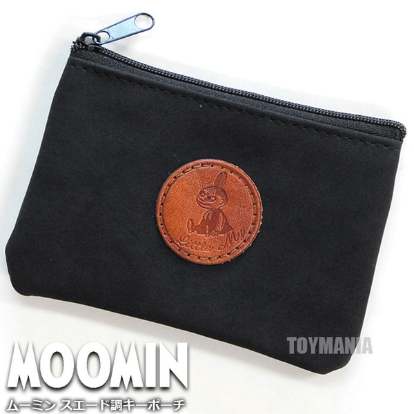 送料無料 ムーミン グッズ スエード調 キーポーチ 小銭入れ コインケース キーケース ミニ 財布 ヴィンテージ風 MOOMIN リトルミイ ミィ