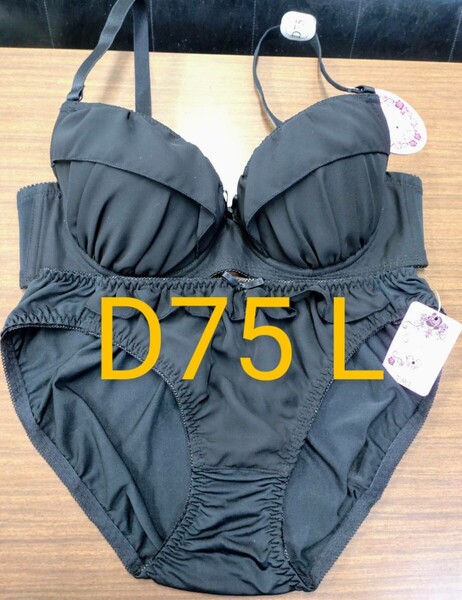 ブラジャーショーツセット D75 L