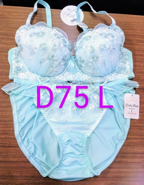 ブラジャーショーツセット D75 L