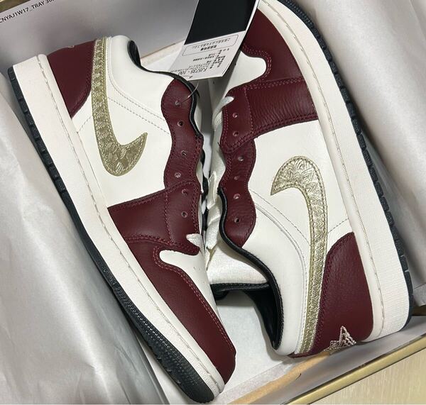 Nike Women's Air Jordan 1 Low SE Chinese New Year Year of the Dragon 28 cm 27