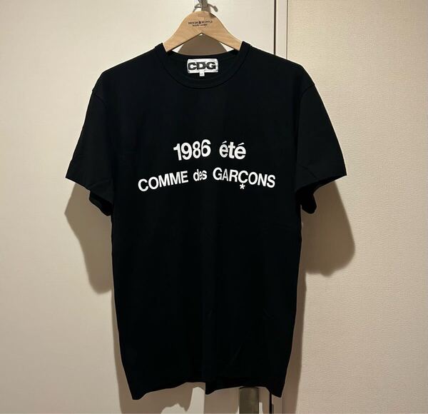 CDG COMME des GARONS 1986 t Tシャツ XXL コムデ ギャルソン ブラック BLACK