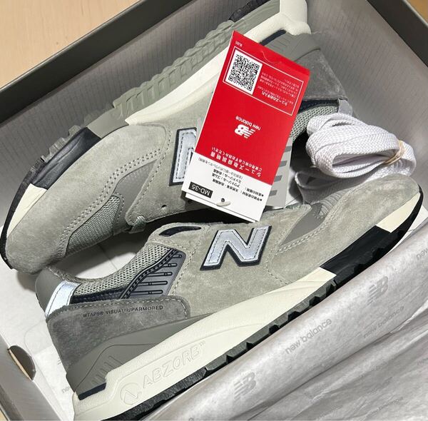 New Balance wtaps U998WT 25 cm ダブルタップス ニューバランス