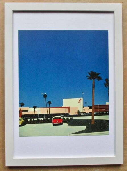 永井博「風景3-24」印刷物 画集画 A4新品額入り