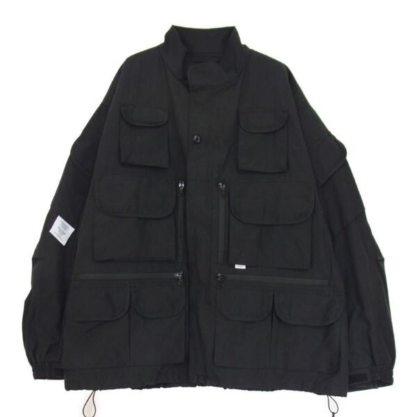 WTAPS 20AW MODULAR/JACKET/NYCO.TUSSAH ジャケット DAIWA ブラック JACKET ナイロン 古着