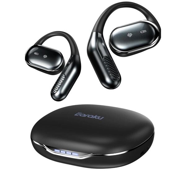 耳掛け式 イヤホン Bluetooth5.4 ワイヤレスイヤホン オープンイヤー スポーツ専用 耳を塞がない