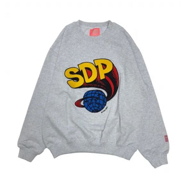 【送料無料】Lサイズ スチャダラパー スウェット TRIBE WEAR SDP EMBROIDERED SWEAT トレーナー クルーネック