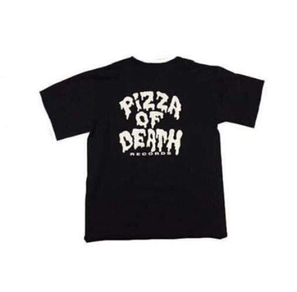 【送料無料】XLサイズ PIZZA TEE PIZZA OF DEATH Tシャツ ブラック 黒 ピザオブデス