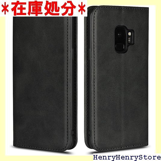 Galaxy S9 ケース SC-02K SCV38 携帯カバー スタンド機能 落ち着いた色 レトロ ブラック 41