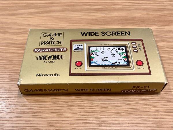 ゲームウォッチ パラシュート 箱・説明書付 美品
