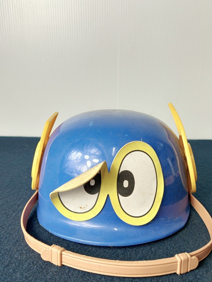 当時物　藤子不二雄　パーマン一号　ヘルメット 青 当時物 藤子不二雄 パーマン一号 ヘルメット 青