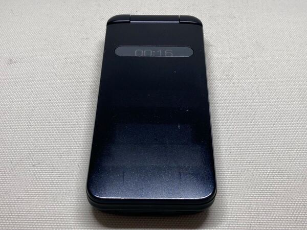 美品 au GRATINA KYF37 KYOCERA 京セラ 携帯電話 ガラケー ネイビーブラック d01c532dd