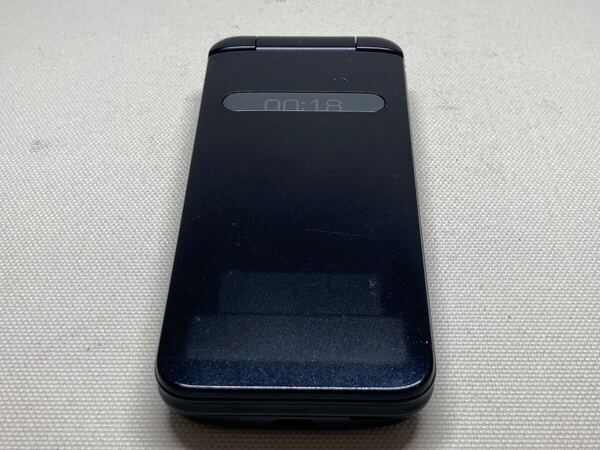 美品 au GRATINA KYF37 KYOCERA 京セラ 携帯電話 ガラケー ネイビーブラック d01c539dd
