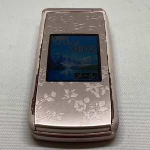 ◯docomo ドコモ F-09B FUJITSU 富士通 FOMA らくらくホン 携帯電話 ガラケー ピンク e585b7dd
