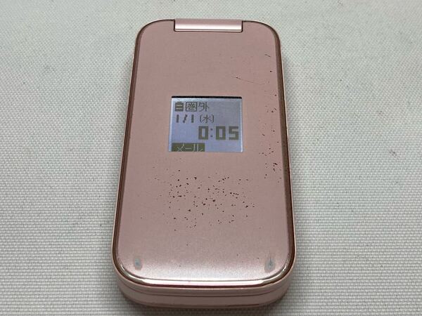 docomo ドコモ F-01G FUJITSU 富士通 FOMA らくらくホン 携帯電話 ガラケー ピンク e585b14dd