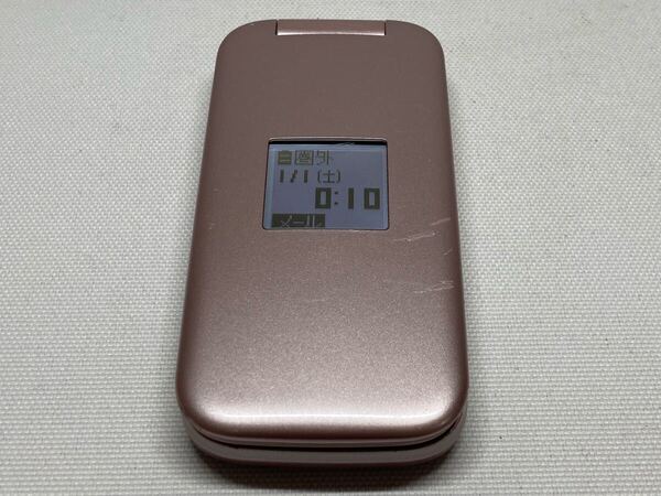 docomo ドコモ F-08C FUJITSU 富士通 FOMA らくらくホン 携帯電話 ガラケー ピンク e585b35dd