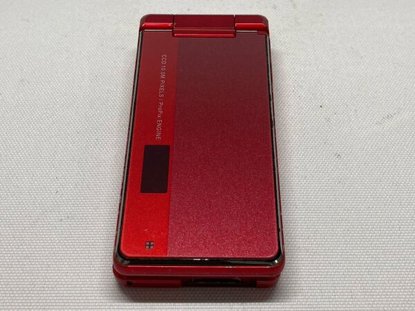 概ね美品 docomo ドコモ SH-06A SHARP シャープ AQUOS SHOT アクオスショット 携帯電話 ガラケー レッド e422b280dd