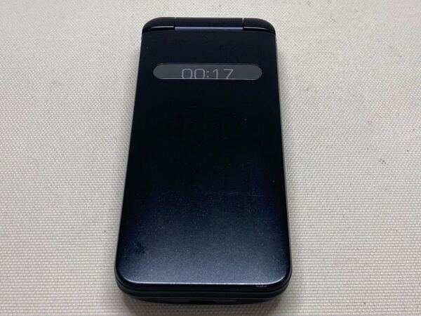 美品 au GRATINA KYF37 KYOCERA 京セラ 携帯電話 ガラケー ネイビーブラック e01b329dd