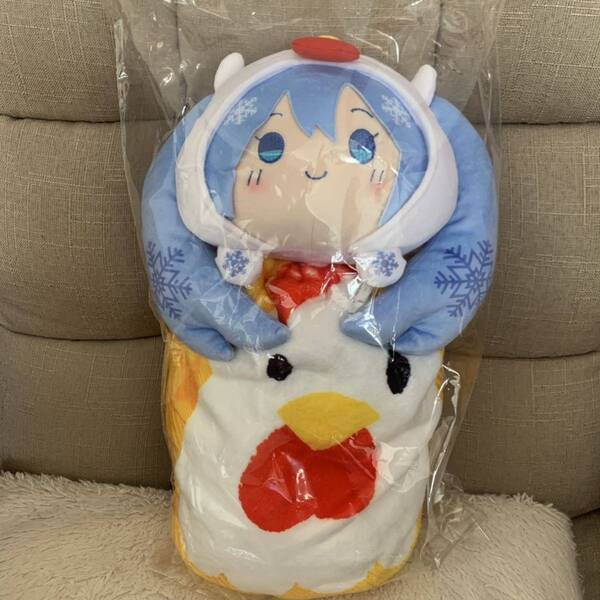 初音ミク 雪ミクのなりきり!からあげクンブランケット