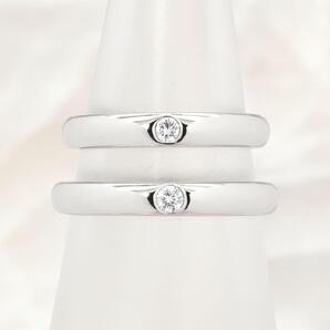 36127 ★HARRY WINSTON★ ラウンドマリッジリング ダイヤ ペア 定価81万