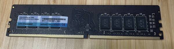 【新品(開封済)】CFD ddr4 デスクトップ DDR4-3200(PC4-25600) 16GB×1枚 288Pin