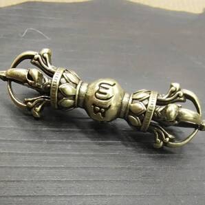 仏具 【銅製 高級五鈷杵 5cm 大特価】 密教 法具 チベット インド 仏教 手作り 定番 人気 金剛杵 修行