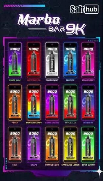 BAR9k 電子タバコ 使い捨てシーシャ