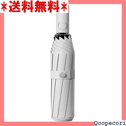 ☆人気商品 折りたたみ傘 日傘 雨傘 兼用 自動開閉 ワンタッチ メンズ レ ース 収納ポーチ付き グレー SINYOK 286