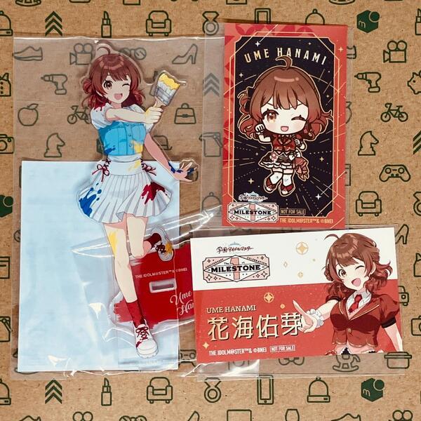 花海佑芽 アクリルスタンド+名刺サイズカード ペインタースタイル