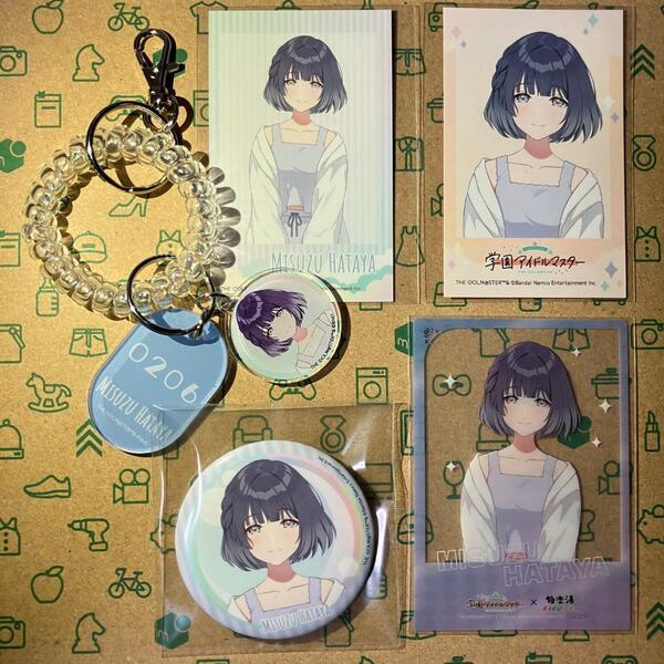 秦谷美鈴 トレーディング商品3点+クリアカード コンプセット 学マスx極楽湯