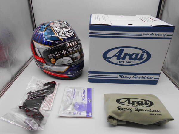 即決価格 送料無料 Arai RX-7X ペドロサショウグン Lサイズ 59-60cm 新品 ペドロサ将軍 アライ