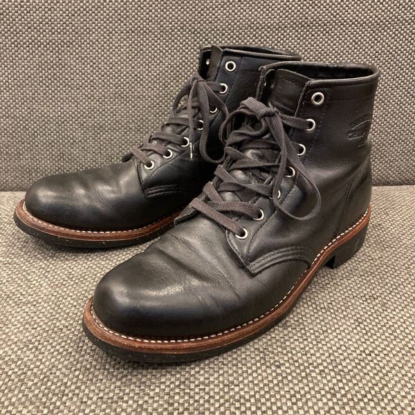 美品 チペワ 1901M24 ワークブーツ 9.5D 27.5cm ブラック Chippewa 黒
