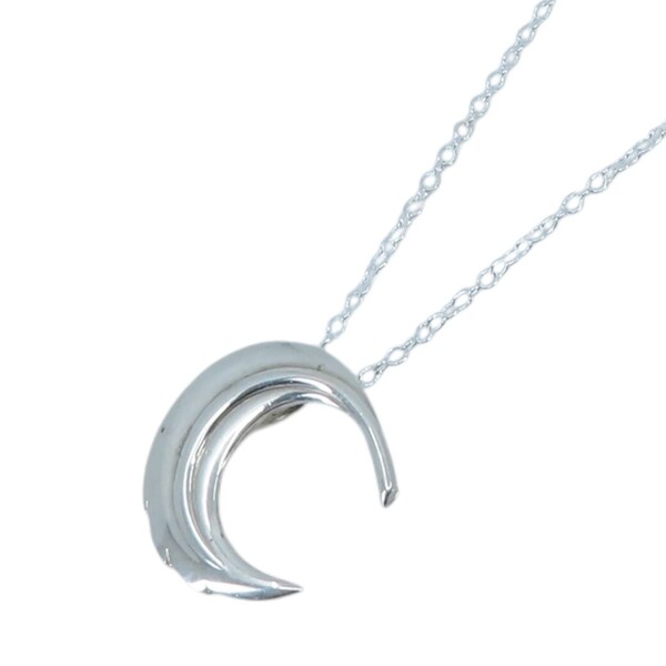極希少 美品 Tiffany&Co. ヴィンテージ ティファニー クレセント ムーン シルバー ネックレス 三日月 SV925 TO29B