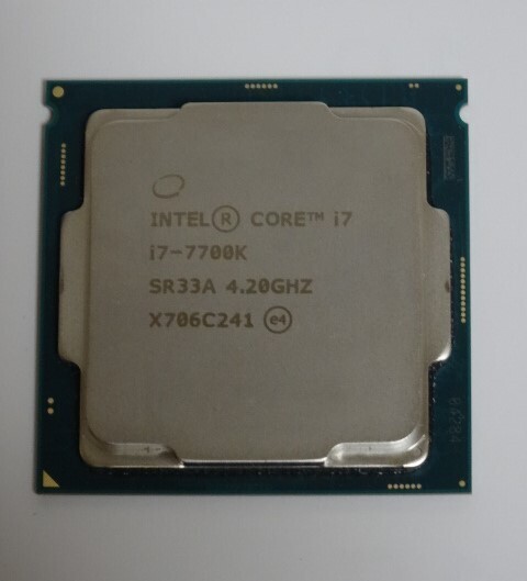【送料無料】第7世代 i7-7700K 4.20GHz Kaby Lake/8MB/LGA1151★動作良品★