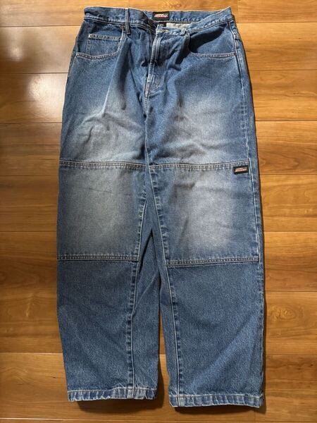 Supreme x Dickies Double Knee Baggy Jean Washed Indigo サイズ:32