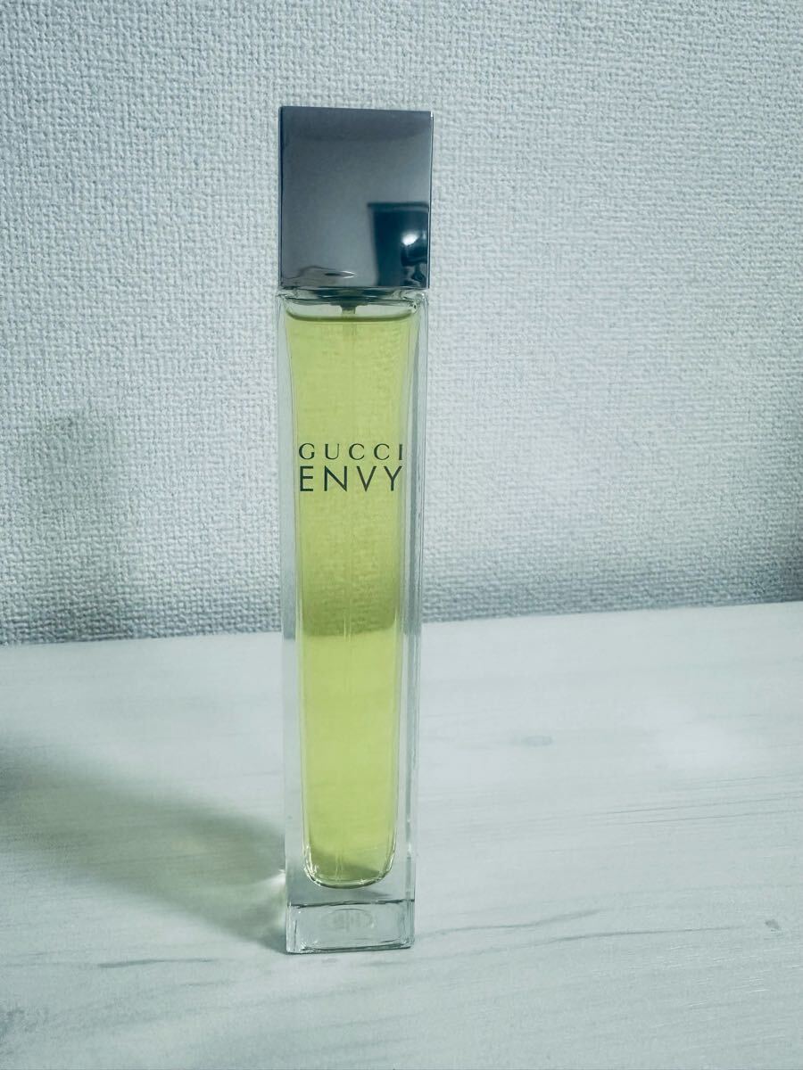 廃盤レア GUCCI ENVY グッチ エンヴィEDT 黒ボトル 50ml 香水